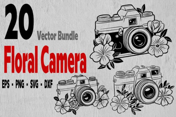 20 Floral Camera Svg Bundle Vector Files Review