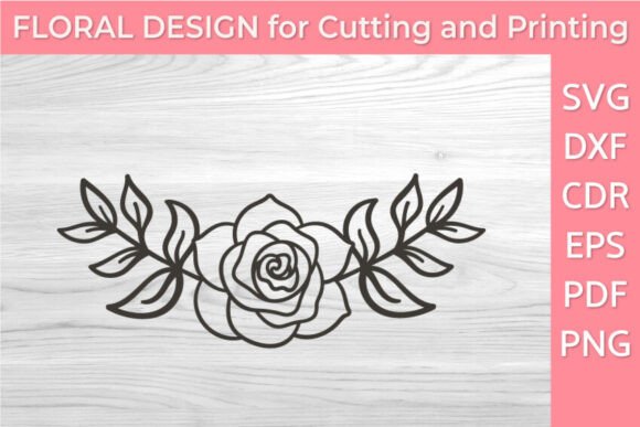 Beautiful Hand-Drawn Floral Divider SVG Review