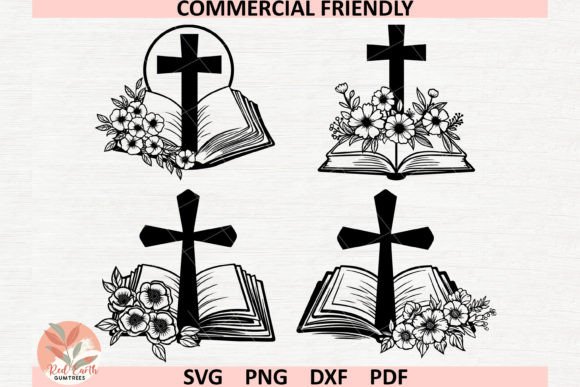 Cross Svg, Floral, Bible Png, Faith Svg Review