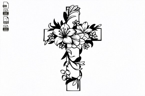 Cross SVG, Floral Cross SVG Review for Embroidery Projects