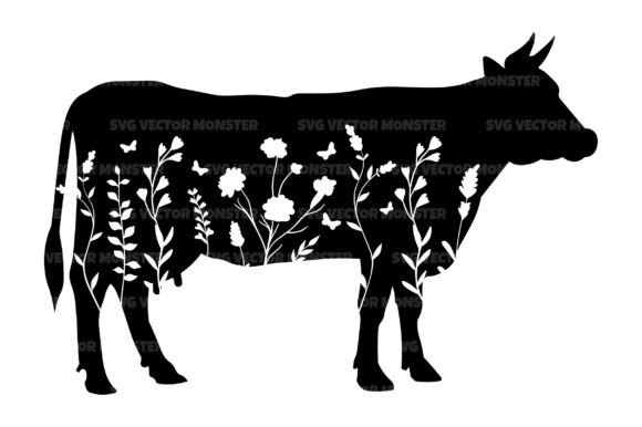 Floral Cow Svg Cut File Review for Real Projects