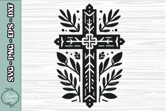 Floral Cross SVG Clipart 01: A Designer's Review for Real Embroidery