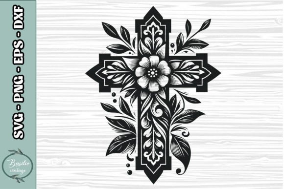 Floral Cross SVG Clipart 12: A Designer's Review for Real Embroidery