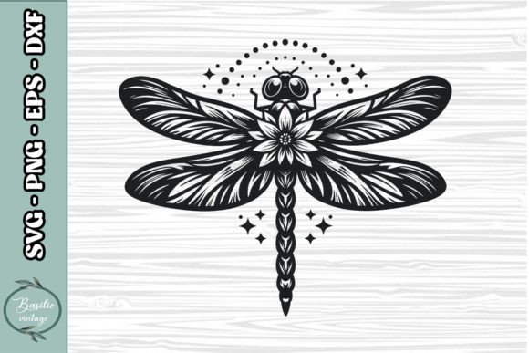 Floral Dragonfly SVG Clipart 04: A Designer's Review