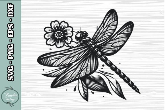Floral Dragonfly SVG Clipart 06: A Designer's Review for Real Embroidery