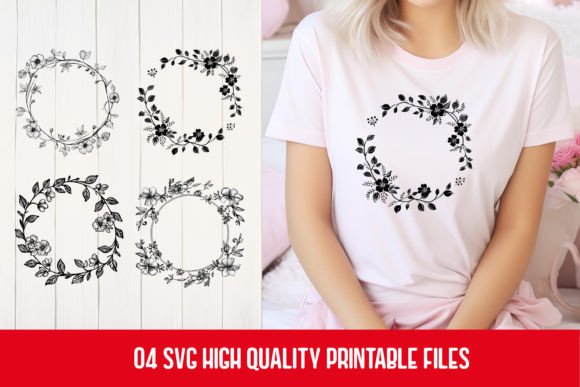 Floral Frame SVG Clipart Review for Real Embroidery