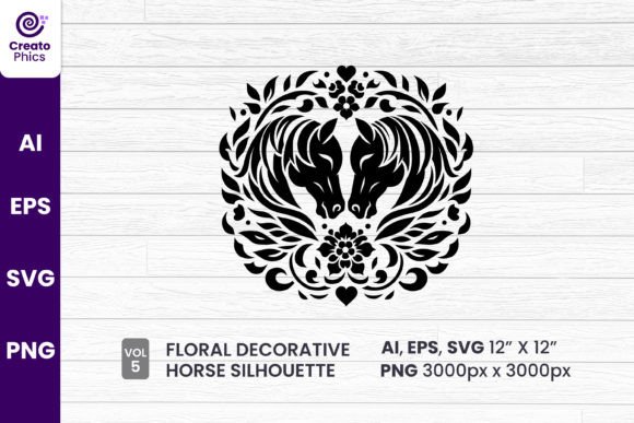 Floral Horse SVG Silhouette Sublimation Review