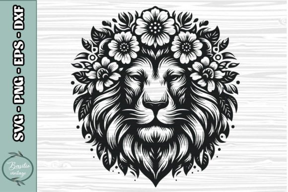 Floral Lion SVG Clipart 07: A Designer's Review for Real Embroidery