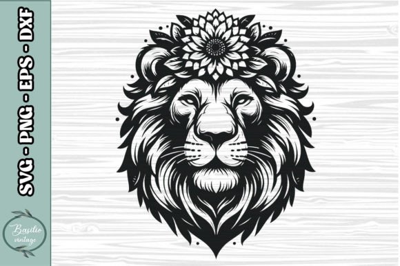 Floral Lion SVG Clipart 15 Embroidery Review