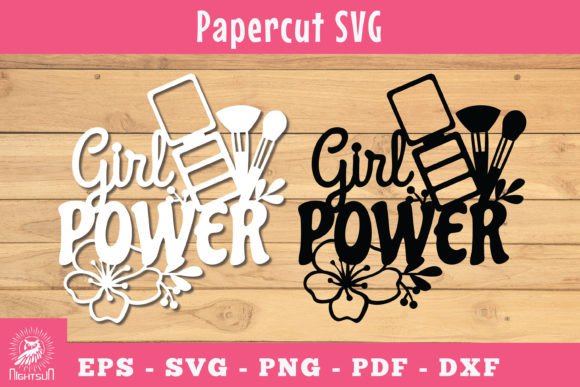Girl Power Papercut SVG, Floral Makeup 1 Review