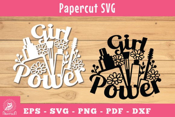 Girl Power Papercut SVG, Floral Makeup 2 Review