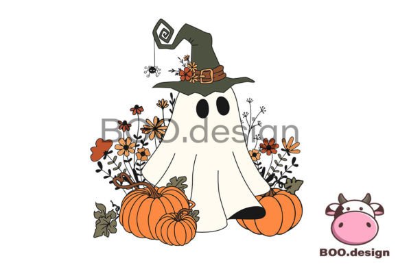 Halloween Svg, Floral Ghost and Pumpkin Review