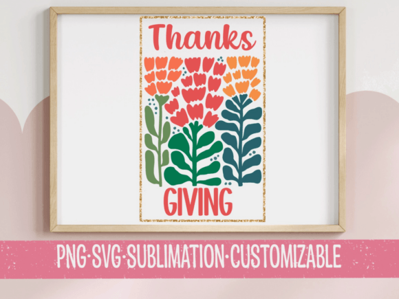 ThanksGiving Floral Art SVG PNG Review
